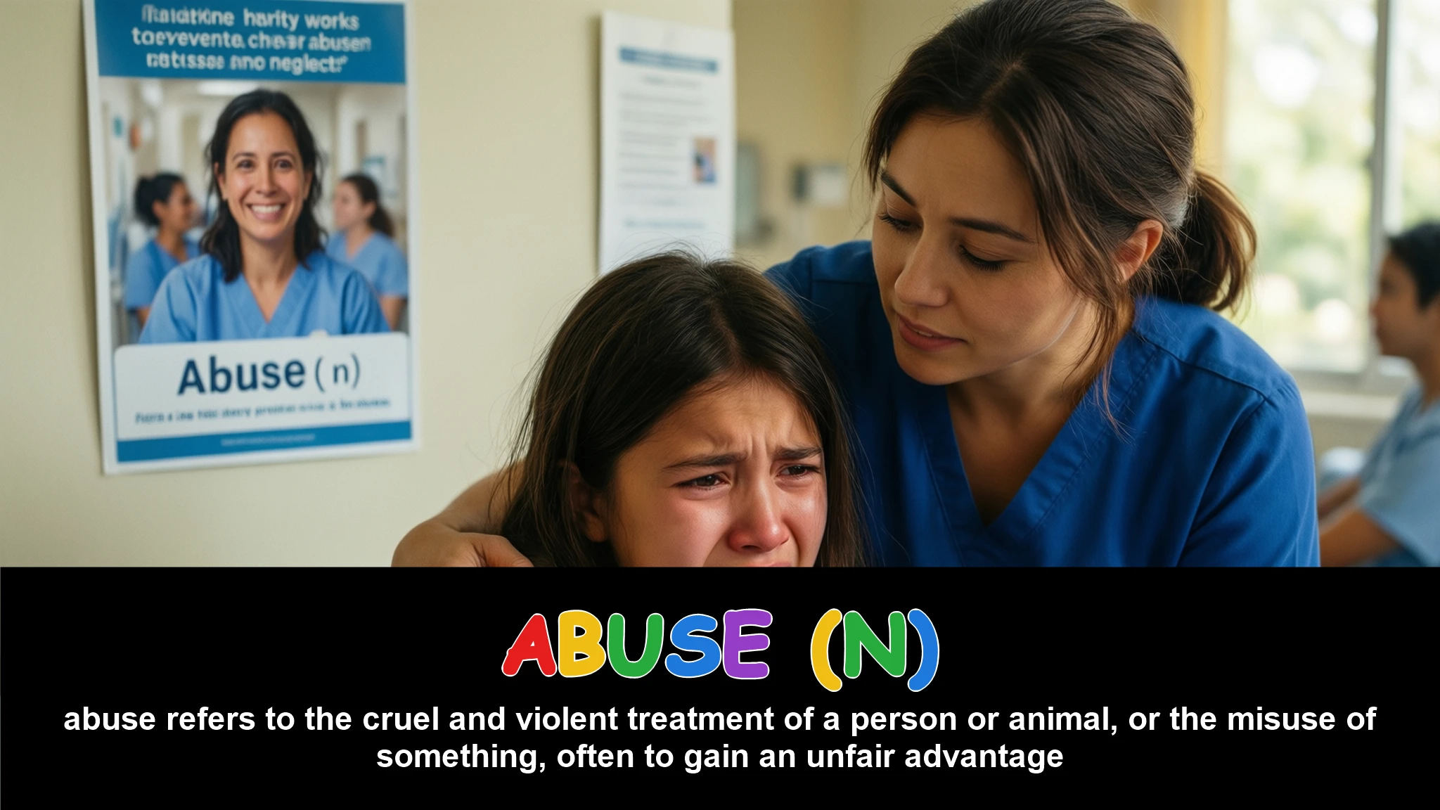 English Illustration for abuse (n)